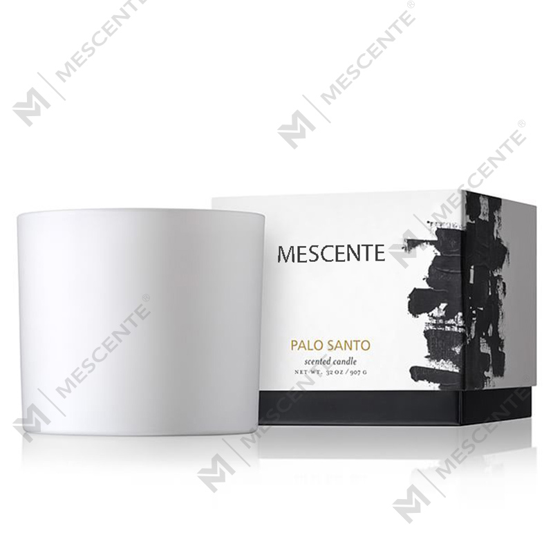 M&SCENT 천연 크리스마스 널리 사용되는 유리병 향초 왁스 캔들(접이식 상자 포함)