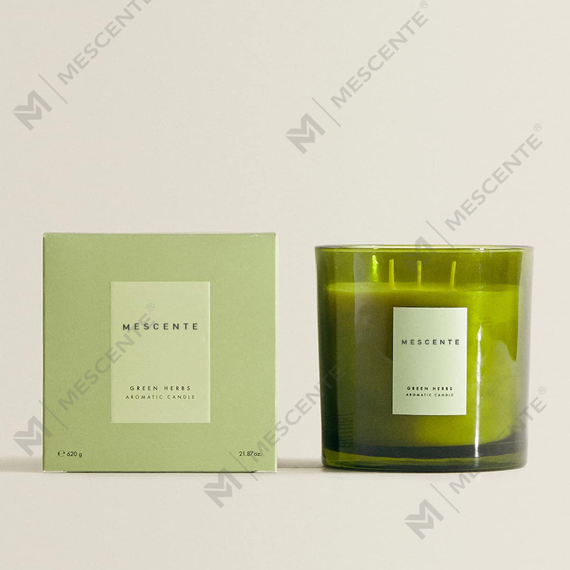 M&Scent Party 릴렉스 센달우드 캔들, 리필형 남성용 캔들 A29273
