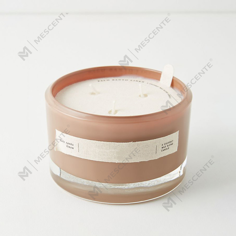 M&Scent 도매 고급 개인 상표 향기로운 간장 양초 항아리 A29272
