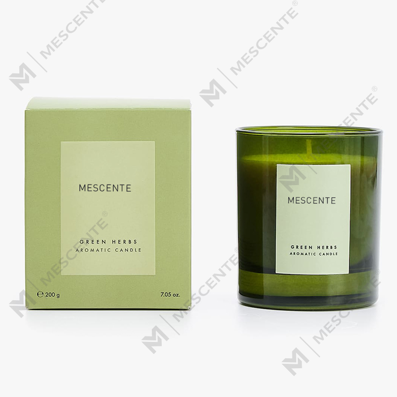 Mecente 럭셔리 자체 브랜드 크리스탈 아로마테라피 향초