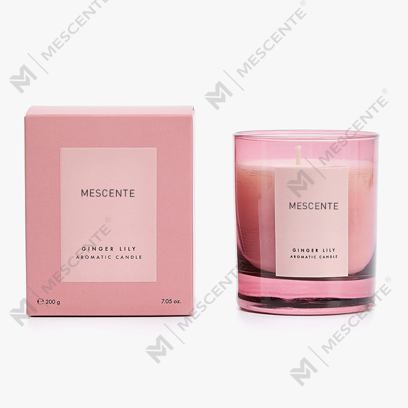 Mecente 럭셔리 자체 브랜드 크리스탈 아로마테라피 향초