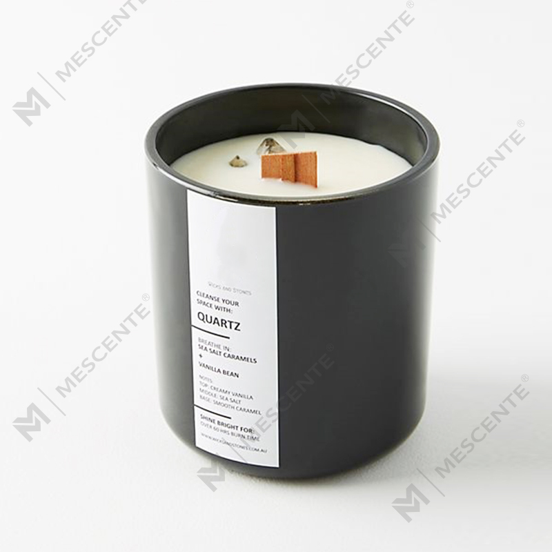 Mecente 개인 상표 화이트 티 향이 나는 소이 캔들 In Jars