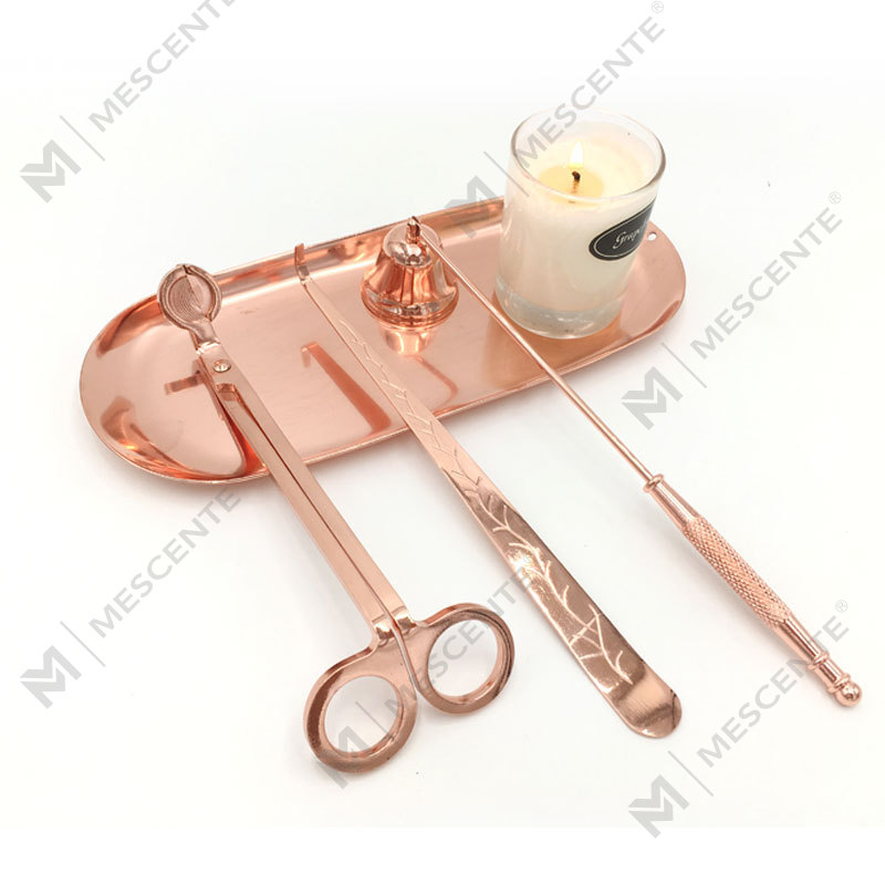 Mecente 4 In 1 캔들 스너퍼 심지 트리머 디퍼 세트 A99133-3