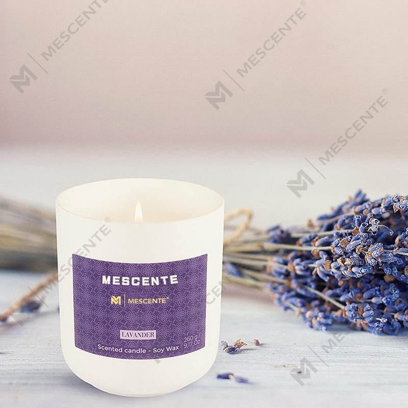 M&Scent Mason Jar 미니 간장 기반 양초, 고급 포장 대리석 양초 소이 왁스