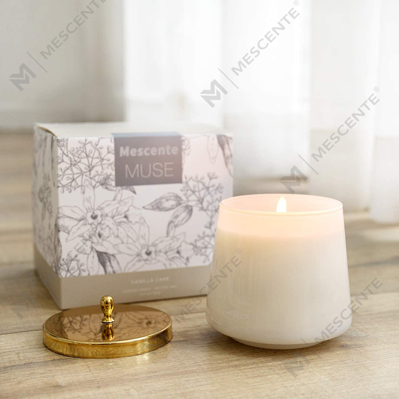 M&Scent 100% 천연 아로마테라피 도서 가정용 향초, 큰 항아리 향초