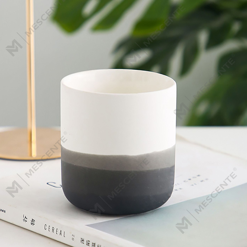 M&Scent 장식 세라믹 파란색과 흰색 꽃병 테이퍼 티라이트 캔들 홀더, 랜턴 및 캔들 항아리