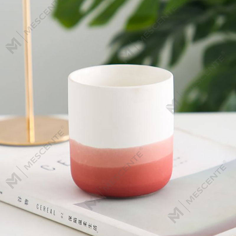 M&Scent 장식 세라믹 파란색과 흰색 꽃병 테이퍼 티라이트 캔들 홀더, 랜턴 및 캔들 항아리