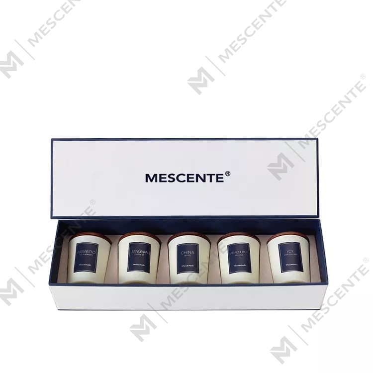 M&scent 도매 개인 상표 향수 오일 향기로운 양초 럭셔리 뚜껑, 아로마테라피 양초