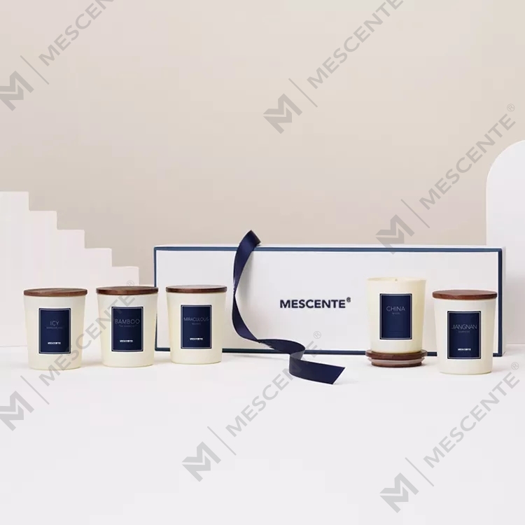 M&scent 도매 개인 상표 향수 오일 향기로운 양초 럭셔리 뚜껑, 아로마테라피 양초