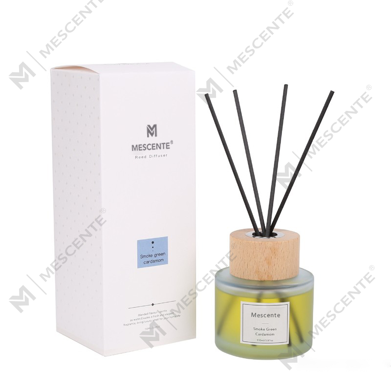 M&Scent 도매 고급 개인 상표 유리병 마개 포함 리드 디퓨저