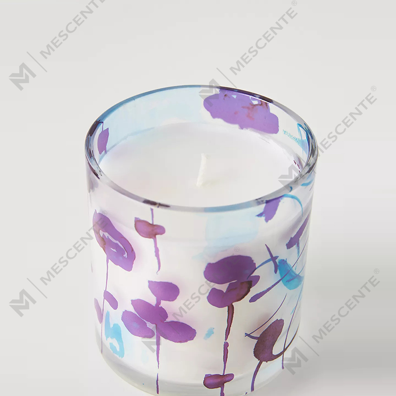 M&Scent 럭셔리 맞춤 장식 개인 라벨 3 Wick A Sunday Painter 유리 크리스탈 향기로운 간장 왁스 양초