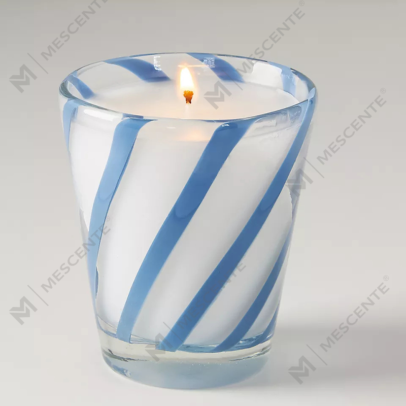 M&Scent 럭셔리 화이트 소이왁스 맞춤형 로고 웨딩 향초
