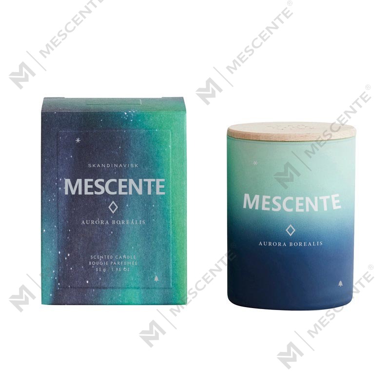 M&Scent 유리병에 담긴 맞춤형 개인 상표 홈 데코레이션 향초