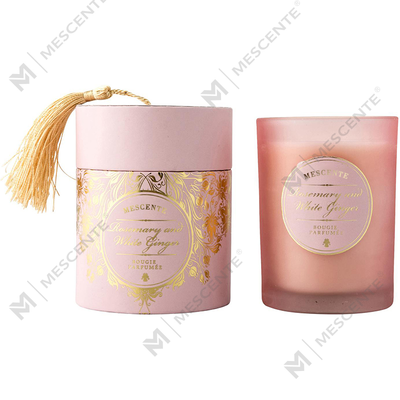 M&Scent 럭셔리 크리스마스 화이트 맞춤형 로고 향초