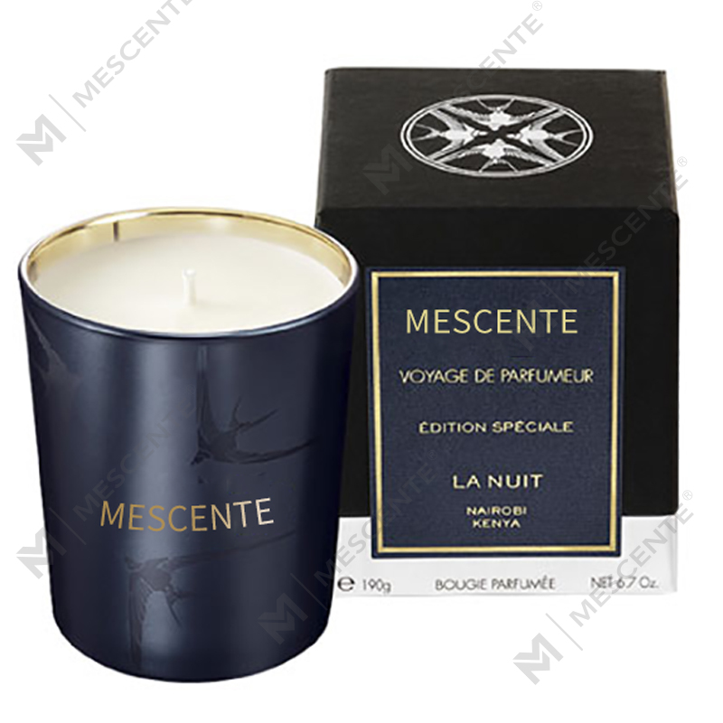M&Scent 크리스탈이 포함된 수제 럭셔리 유리 홀더 기둥 바닐라 향초