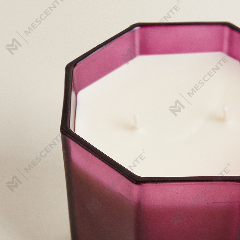 M&Scent 럭셔리 크리스마스 향기로운 양초 검은 유리 항아리 선물 상자에 아로마테라피 아로마 간장 왁스 양초