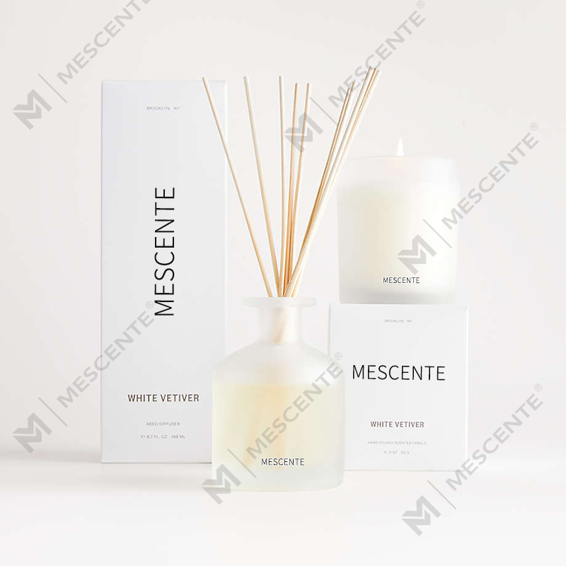 M&Scent 도매 고급 개인 상표 소이왁스 향초(상자 포함)