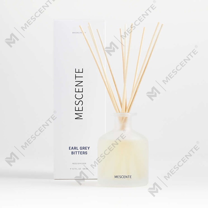 M&Scent 럭셔리 자사 브랜드 퍼플 컬러 아로마 리드 디퓨저 선물 세트(박스 포함)