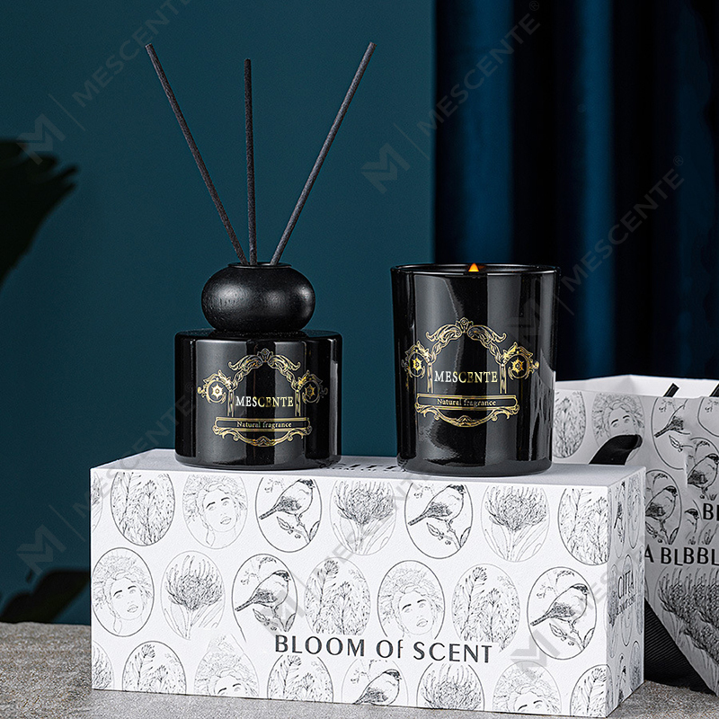 M&Scent 고급 개인 상표 캔들 아로마 향초 리드 디퓨저(상자 포장 포함)