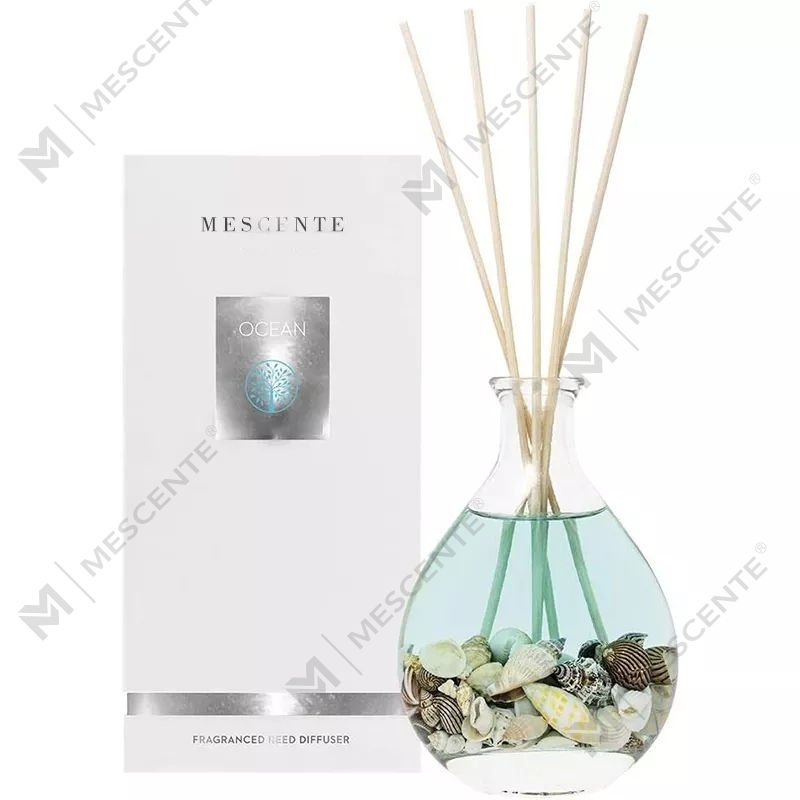 M&Scent 도매 고급 개인 상표 유리병 등나무 스틱 리드 디퓨저 세트(스토퍼 포함)