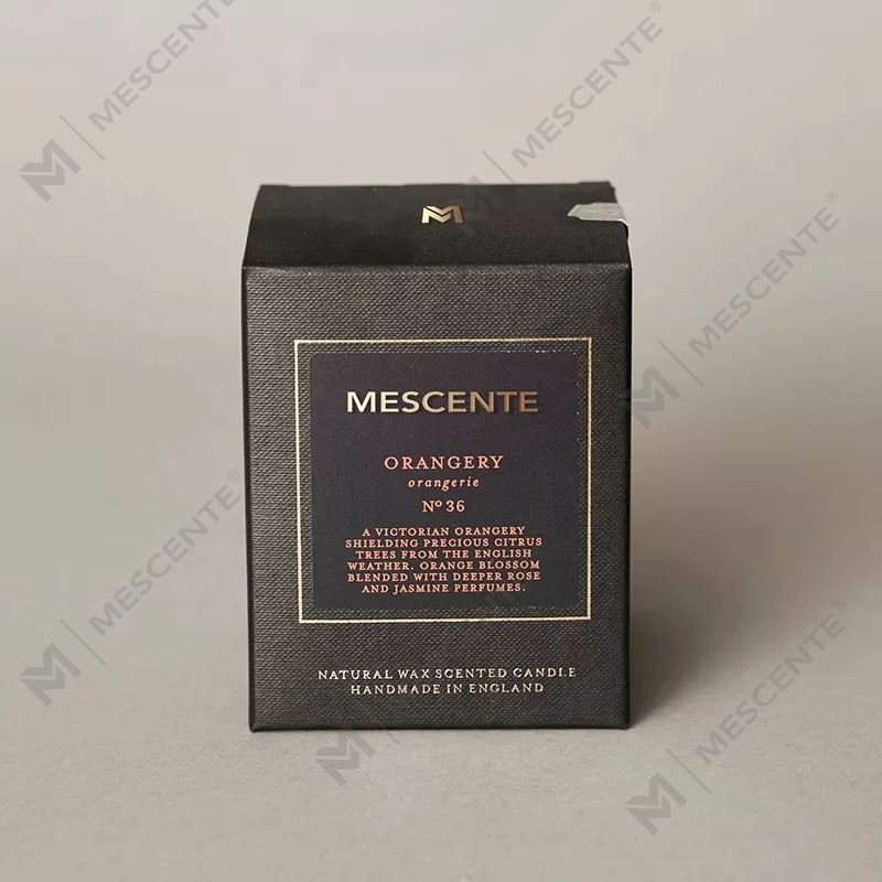 M & Scent 도매 새로운 고급 맞춤형 개인 라벨 크리스마스 크리스탈 항아리 뚜껑이 있는 Kerzen 향기로운 간장 캔들